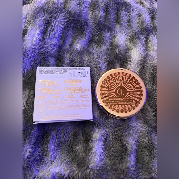 Charlotte Tilbury Beautiful Skin Sun-Kissed Glow Bronzer 2 Medium Moyen NIB - Picture 7 of 7